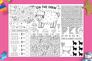 Farm Activity Play Mats, an Education Illustration by Gulnara Sabirova (Thumbnail 7 of 10)