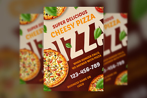 Pizza Restaurant Promo Flyer