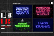 Electric Photoshop Text Effects, a Layer Style Add-On by Photoshop Action (Thumbnail 1 of 26)