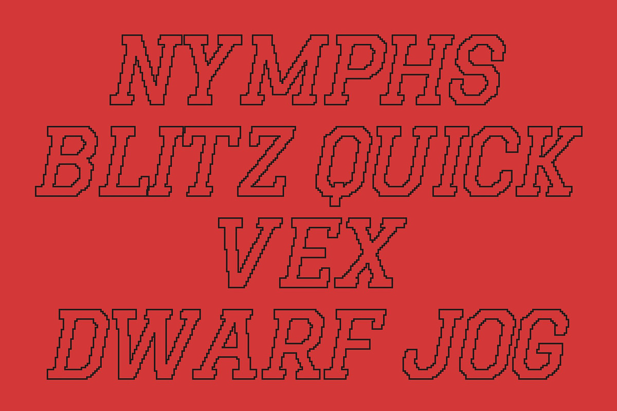 CS Bolande Pixel, a Slab Serif Font by Craft Supply Co. (Photo 7 of 8)