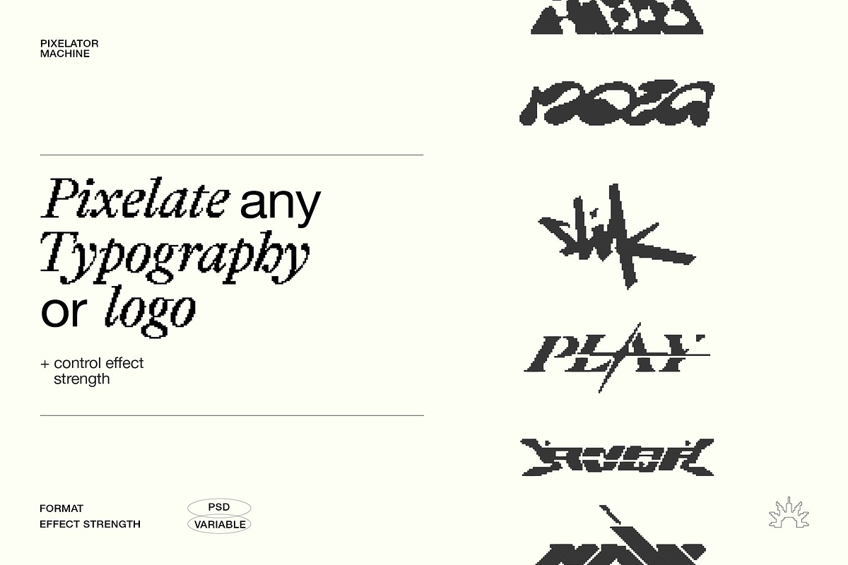 Typographic Pixelator Machine, a Graphic by Twenty75 (Photo 3 of 10)