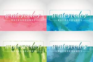 12 Watercolor Textures