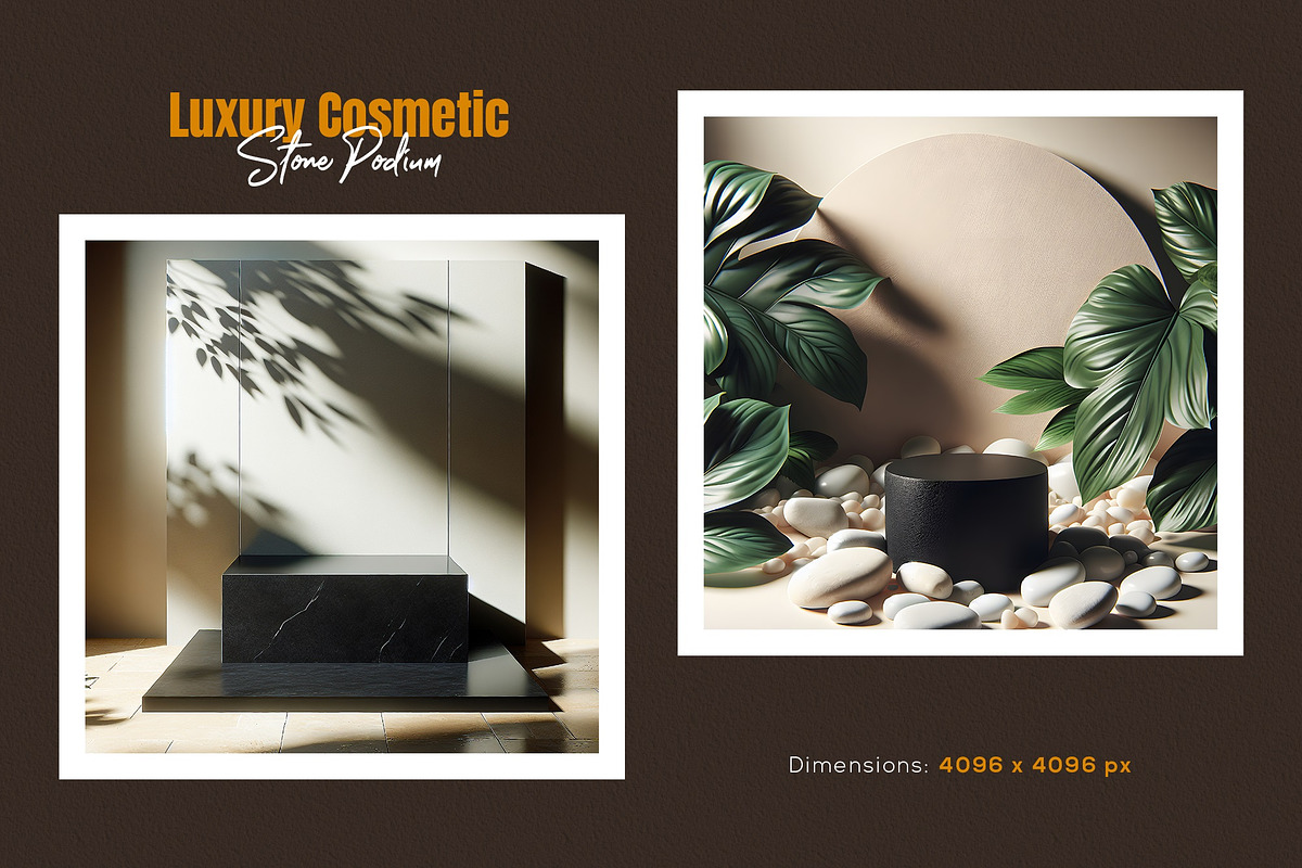 Luxury Cosmetic Stone Podium Bundle, a Background Photo by zahidhossainalif (Photo 9 of 11)
