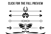 12 Decorative Vintage Text Dividers, a Decorative Illustration by The Digital Download Shop (Thumbnail 2 of 2)