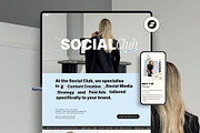 Modern Showit Template for creatives, a Landing Page Template by Row Creative (Thumbnail 1 of 10)