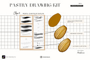 Procreate French Pastry Brush Pack, a Brush Add-On by Artbykimmyw (Thumbnail 4 of 9)