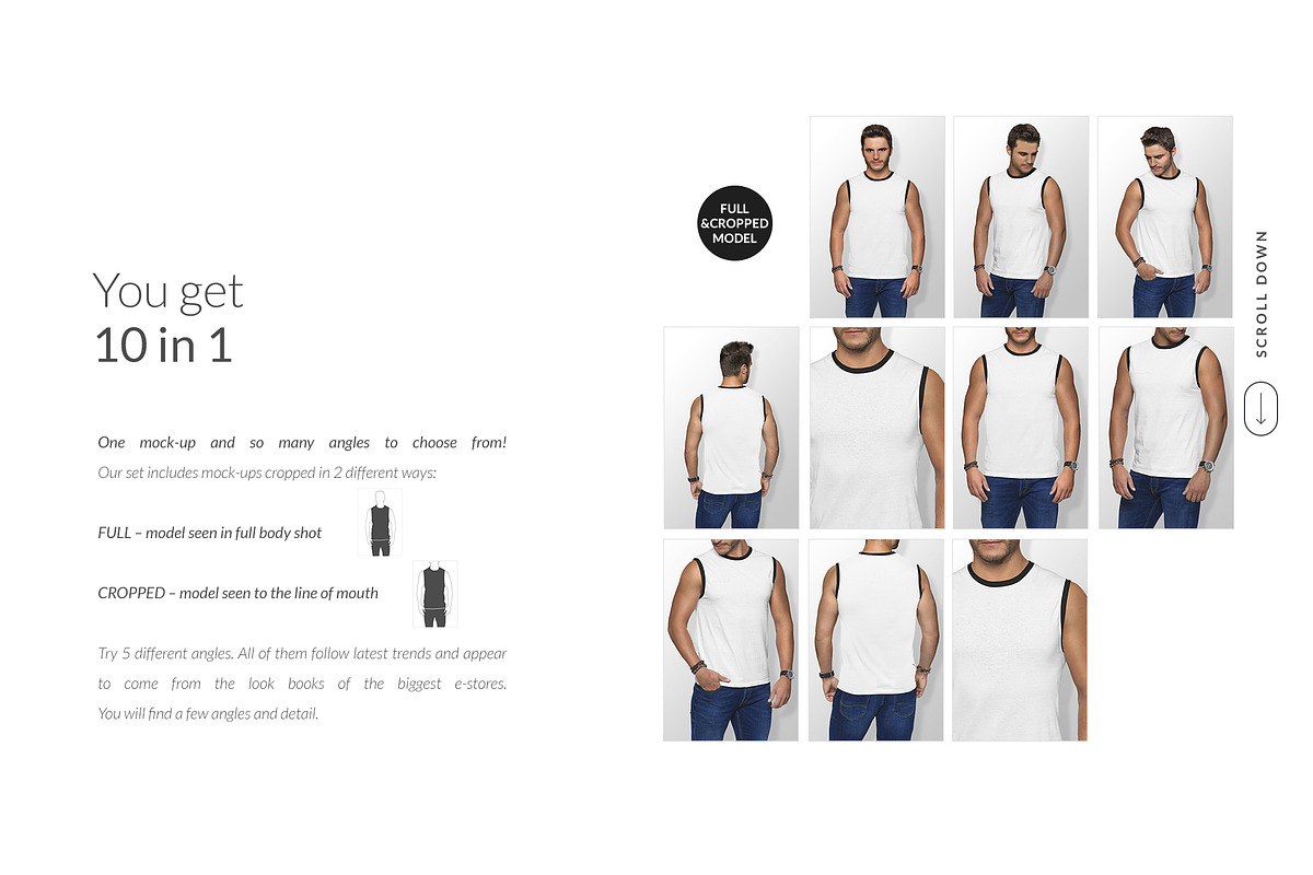 Men Tank Top Mock-ups Set FREE DEMO, a Books & Magazine Mockup by Apparel_Mockups (Photo 9 of 25)