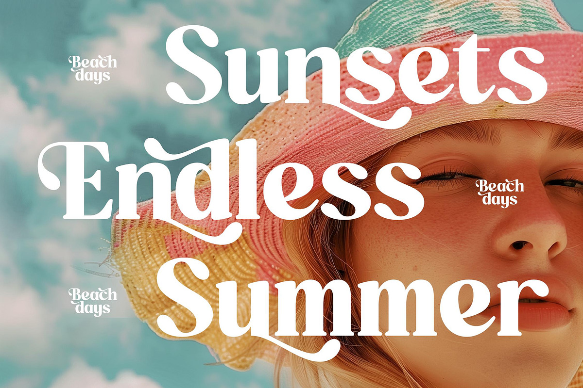 Quick Beach - Modern Retro Serif, a Serif Font by timelesstype.co (Photo 8 of 20)