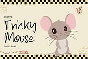 Tricky Mouse, a Handwritten Font by LetterStock (Thumbnail 1 of 6)