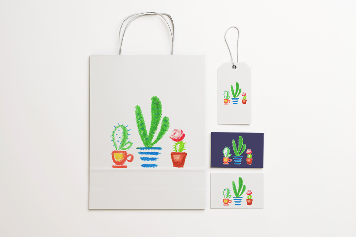 Cute Potted Flowers Pastel Clipart, a Decorative Illustration by RabbitAndPencil (Photo 3 of 5)