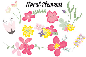 10 Vibrant Floral Elements