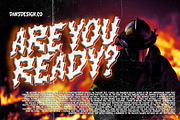 Ember Molten Fire Graffiti Metal, a Blackletter Font by dansdesign (Thumbnail 11 of 12)
