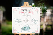 Succulent Wedding Watercolor Set, a Decorative Illustration by Doris Nawratil (Thumbnail 4 of 7)