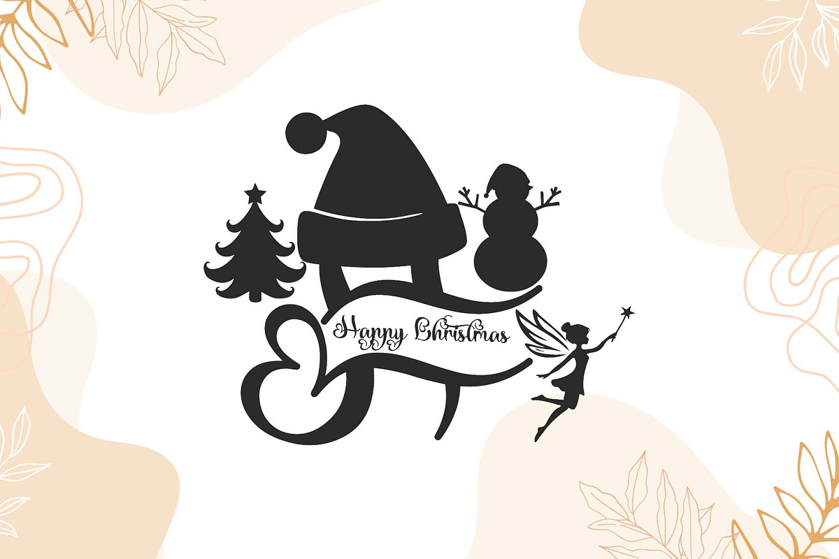 Romantic Christmas Monogram, a Font by Yoga Letter (Photo 6 of 6)
