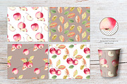 Autumn Apples, a Decorative Illustration by oKOLOstyle (Thumbnail 3 of 6)
