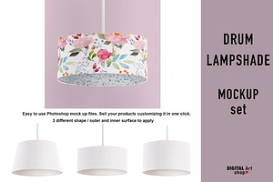 Drum Lampshade MockUp +inner surface