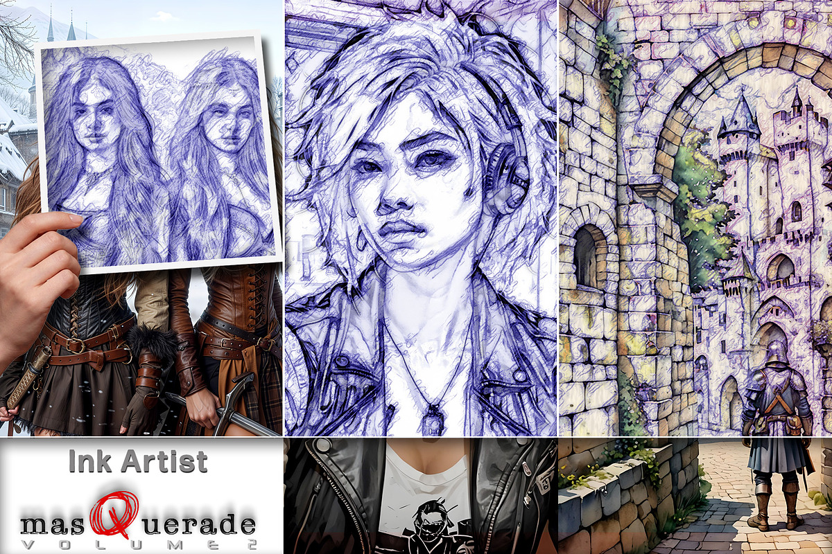 masQuerade - Photoshop FX, an Action Add-On by Pencil Pixels (Photo 4 of 26)