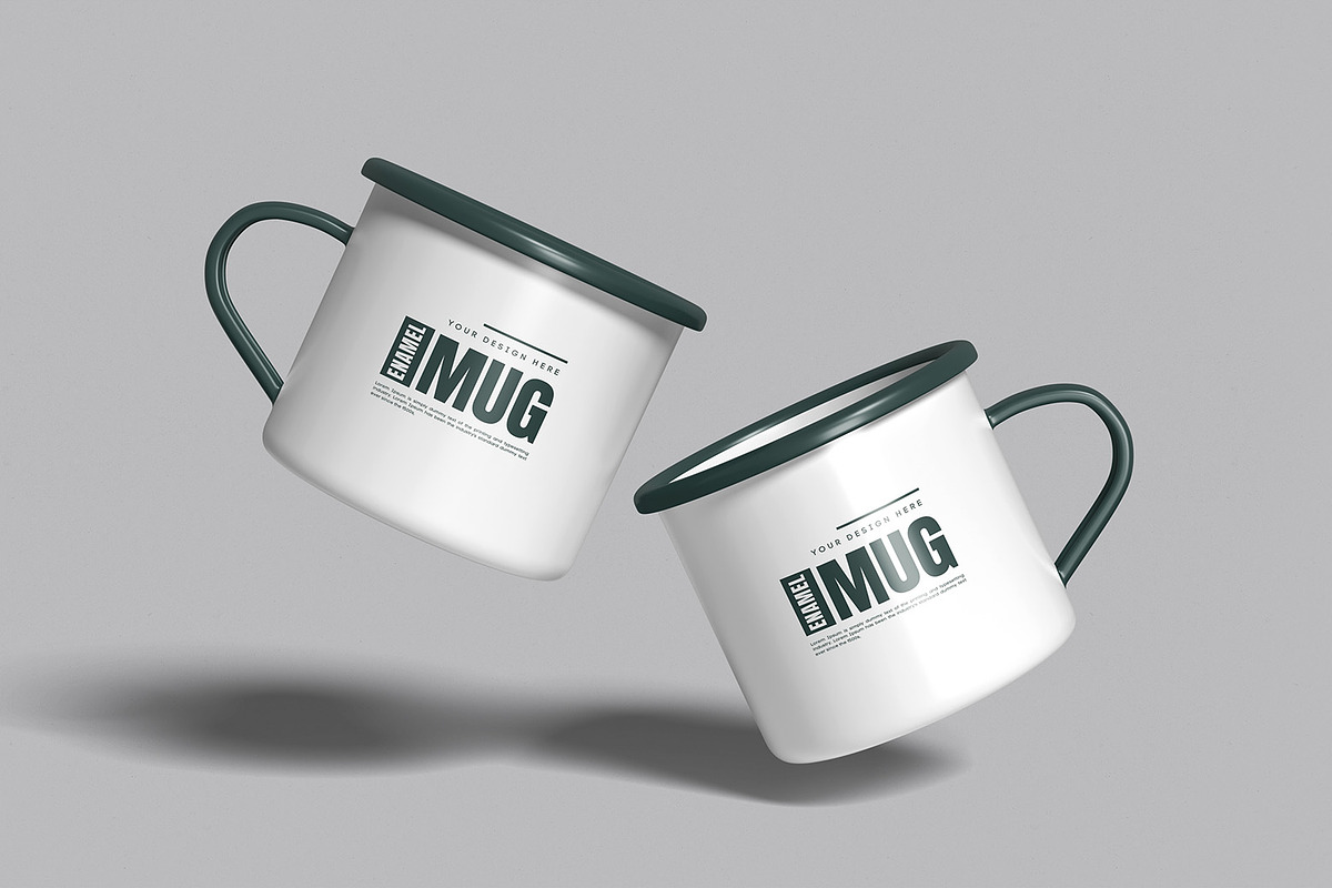 Enamel Mug Mockup, a Product Mockup by ZifaraDesign (Photo 5 of 5)