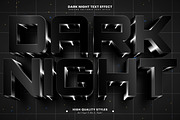 Dark Night Editable Text Effect, a Layer Style Add-On by Niestart Creation (Thumbnail 2 of 2)