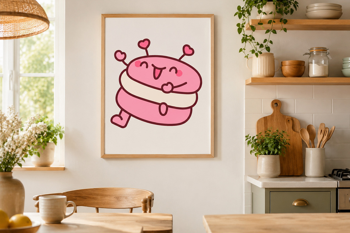 Macaron Character Bundle, a Food Illustration by Palau (Photo 4 of 9)