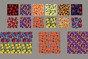 Fruits.Seamless 6 patterns, an Illustration by kaplaniha (Thumbnail 2 of 6)