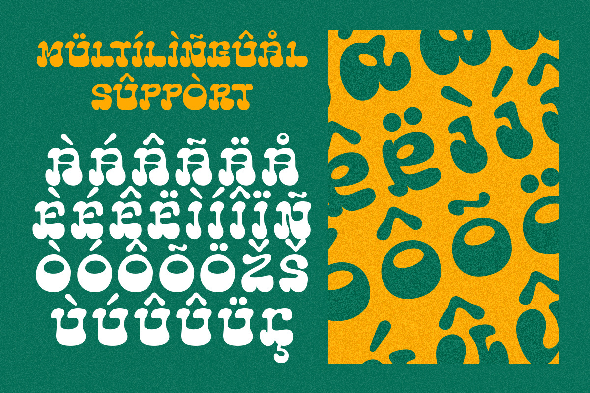 Saghi | Groovy Retro, a Handwritten Font by Pentagonistudio (Photo 10 of 10)