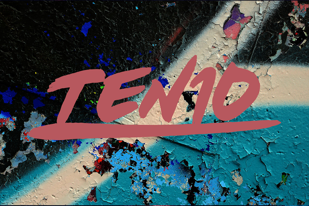Ten10 - Urban Street Graffiti Font, a Font by Kohl + Cole (Photo 3 of 5)