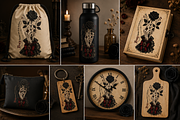 Dark Academia Halloween Png Bundle, an Object Graphic by Daisy Design (Thumbnail 16 of 21)
