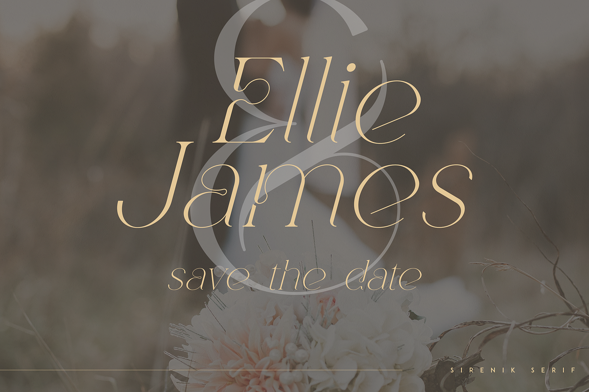 Sirenik - elegant serif typeface, a Serif Font by Only Fonts (Photo 5 of 11)