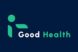 Good Health Text Logo Icon, a Branding & Logo Template by Morvana Crew