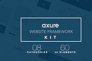 Axure Website framework widget Kit, a Wireframe Template by Humble UX (Thumbnail 1 of 3)