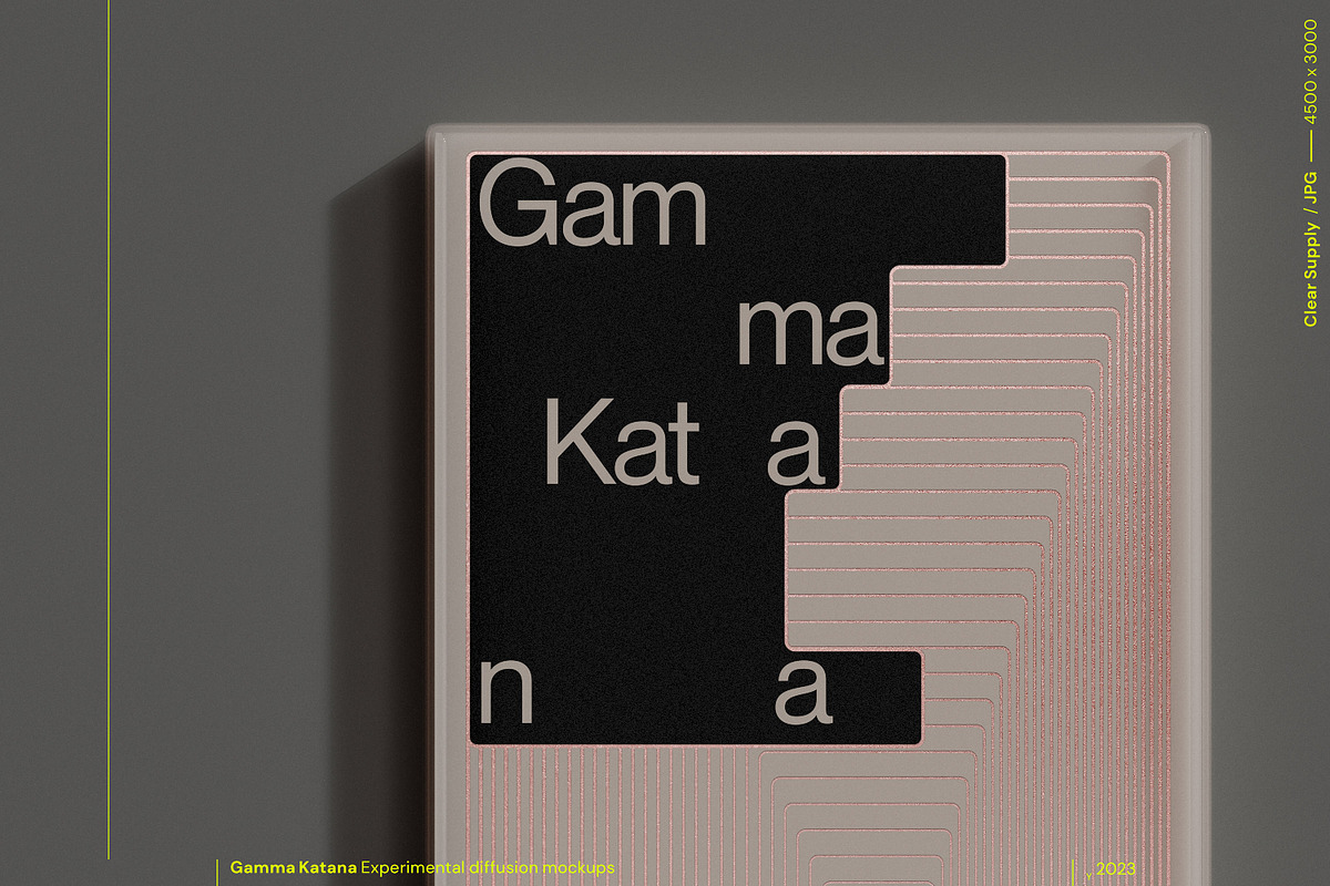 Gamma Katana, an Advertising Mockup by Clear Supply (Photo 17 of 17)