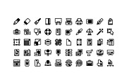 50 Graphic Design Icons, an Outline Icon by Side Project (Thumbnail 3 of 8)