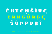 8 Bit - Multilingual Pixel Typeface, a Sans Serif Font by alpercakici (Thumbnail 10 of 12)