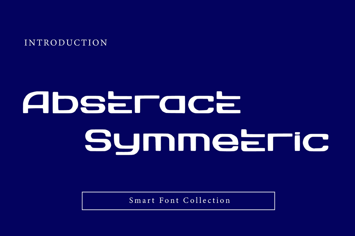 Abstract Symmetric, a Serif Font by Wow Magic (Photo 1 of 3)
