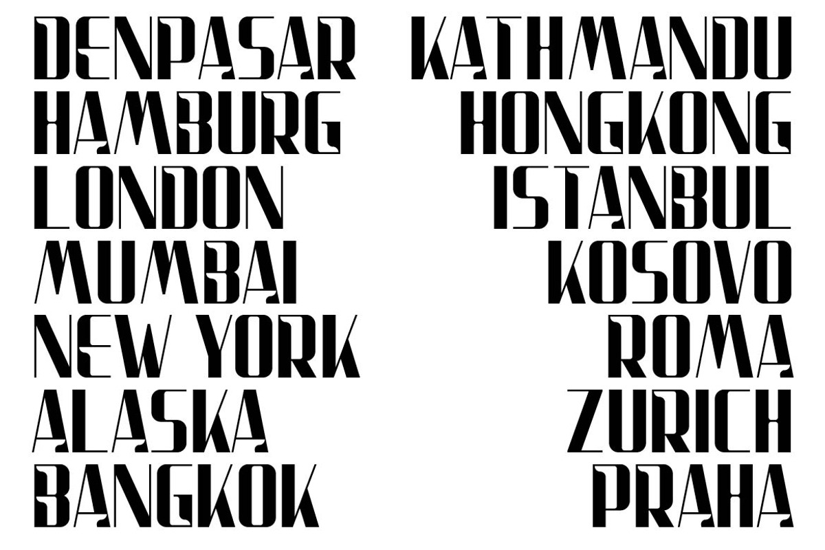 Atrago Creative Display Font, a Sans Serif Font by Artiveko (Photo 6 of 8)