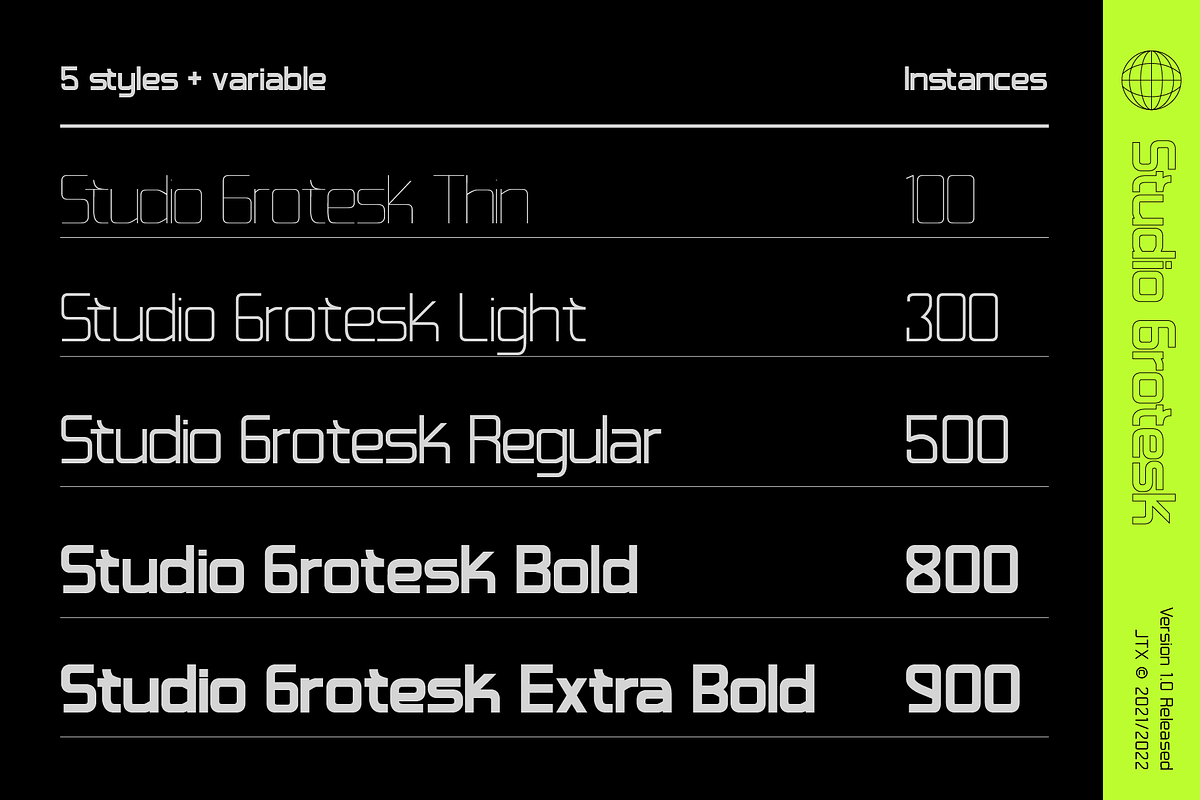 Studio Grotesk - Modern Typeface, a Sans Serif Font by Jetsmax® Studio (Photo 5 of 10)