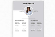 Resume Template, a Resume Template by Peunayah (Thumbnail 3 of 7)