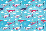6 transport seamless pattern, a Pattern Graphic by EvgeniaV (Thumbnail 3 of 7)