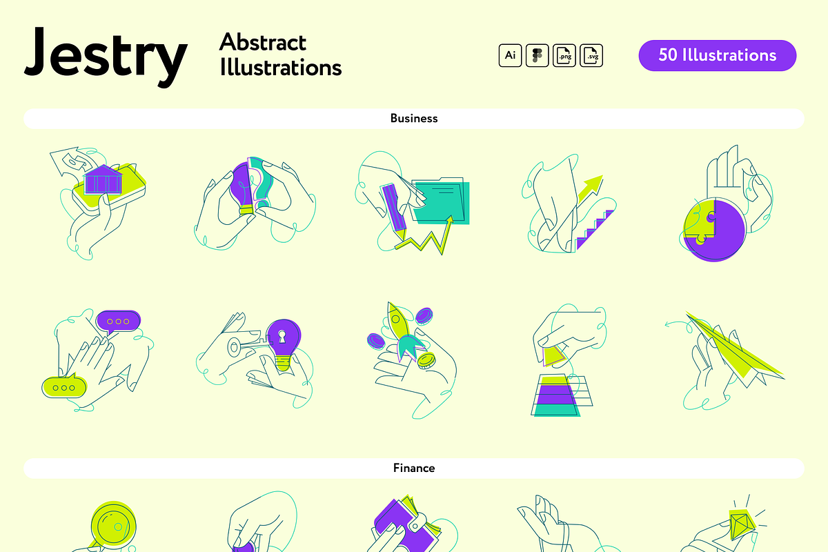 Jestry Illustration Collection, a Finance Illustration by Welovegraphics (Photo 7 of 7)