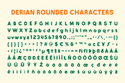 Derian Rounded, a Sans Serif Font by Craft Supply Co. (Thumbnail 8 of 8)