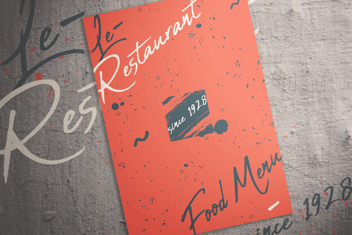 Rock Vibe Food Menu, a Flyer Template by KMZVR.Lab (Photo 2 of 6)