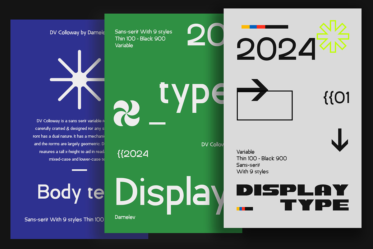 DV Colloway, a Sans Serif Font by Damelev (Photo 8 of 14)