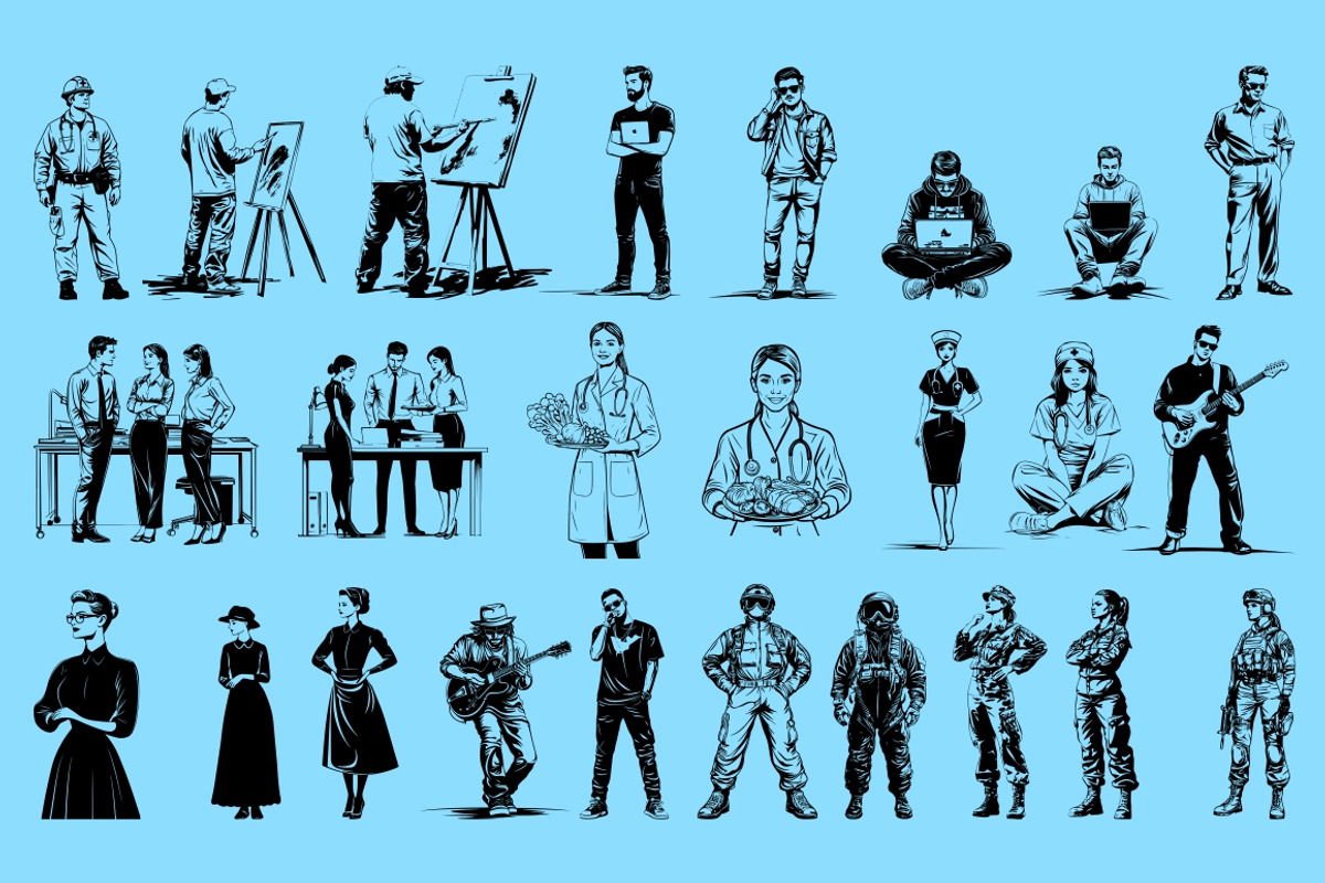 300 illustration 70 Profession Job, a Work Illustration by Nocturnal Wolf (Photo 11 of 19)