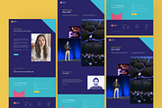 Conference Responsive PSD & Sketch, a Landing Page Template by TIB Digital (Thumbnail 2 of 7)