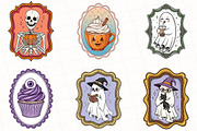 Vintage Halloween Frames Clipart, an Illustration by OK Design (Thumbnail 4 of 5)