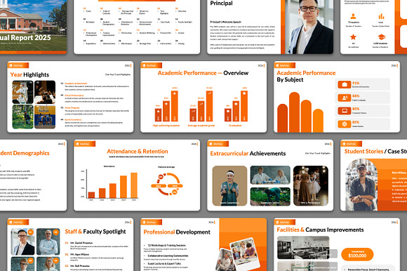 Academic Report Keynote Presentation preview 6