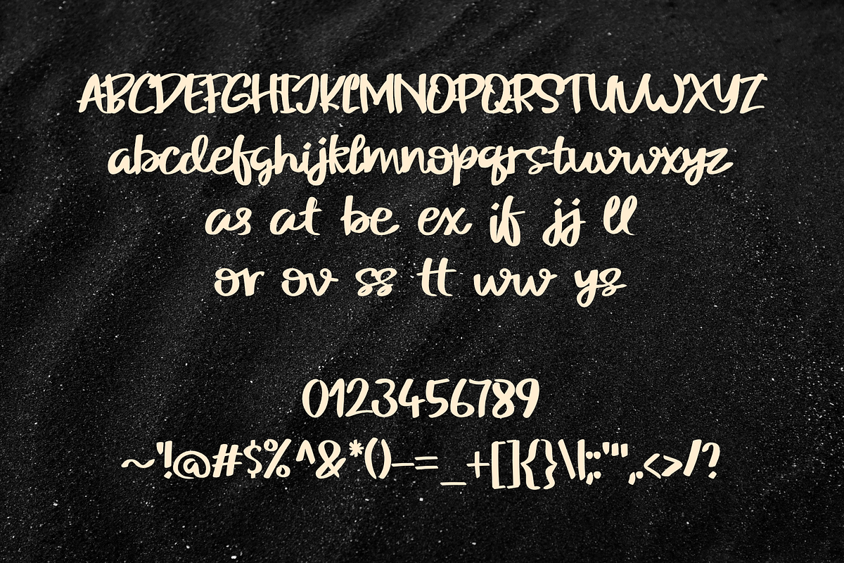 MAYRUSHO, a Handwritten Font by Rizenight (Photo 3 of 6)