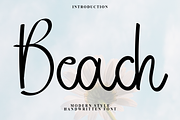 Beach, a Handwritten Font by FreshTypeINK (Thumbnail 1 of 7)