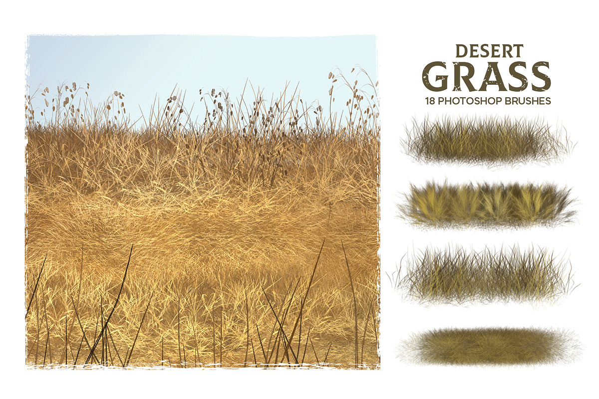 Dynamic Desert Grass Brushes, a Brush Add-On by Mohamed Saber (Photo 3 of 6)